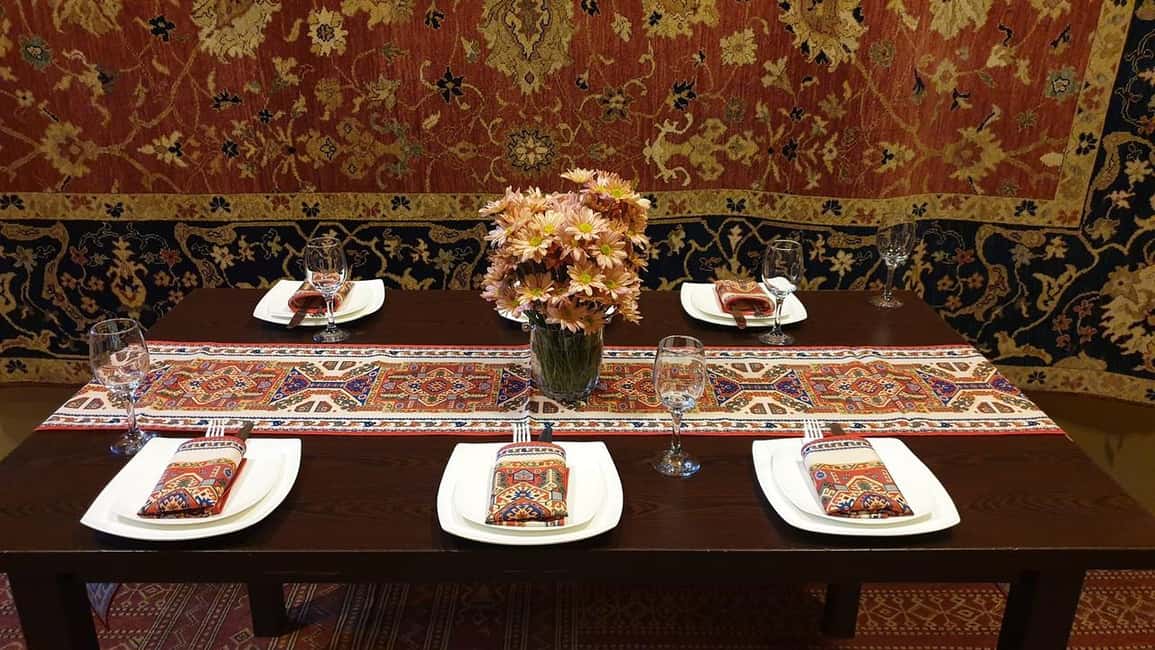 Authentic Dining & Tour at Yerevan’s Antique Carpet Factory - Entering Megerian Carpet Armenia