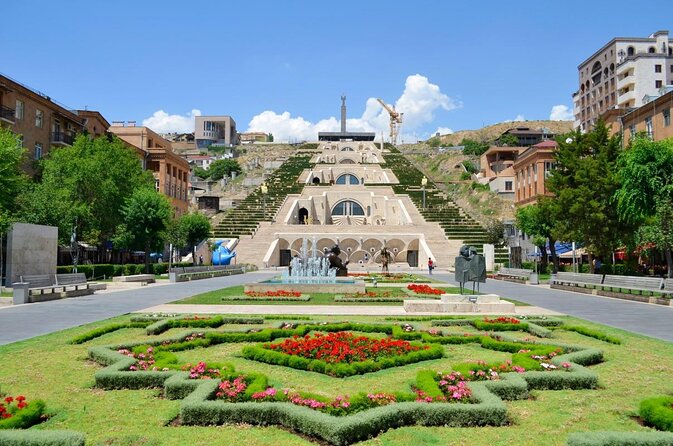 Cultural Walking Tour in Yerevan with Armenian food Tastings - Khachkars in Missak Manouchian Park
