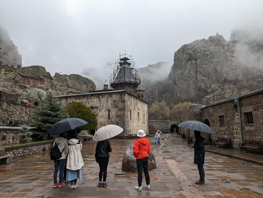 Essential Armenia Tour Geghard, Garni, Sevan, Homemade lunch - Geghard trades open views for carved stone