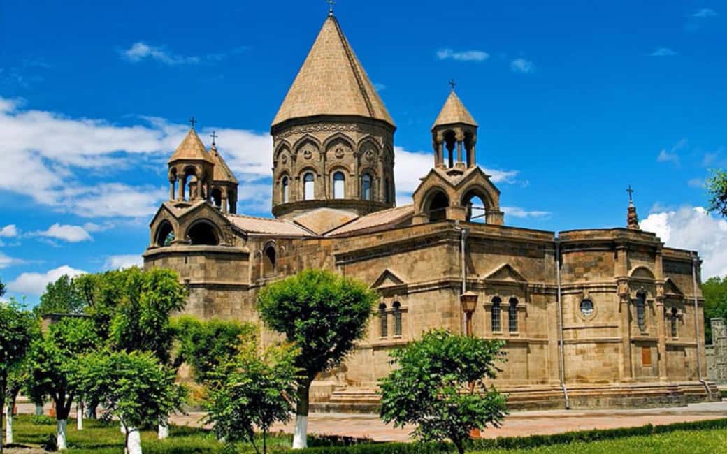 From Yerevan: Echmiadzin cathedral and Zvartnots temple - Echmiadzin Cathedral and the Treasury Museum