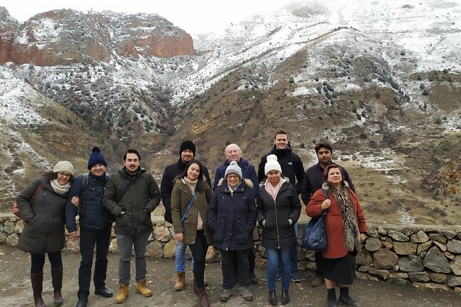 Group tour: Khor Virap, Noravank, Areni Winery and Cave - Noravank, red cliffs, and medieval stonework