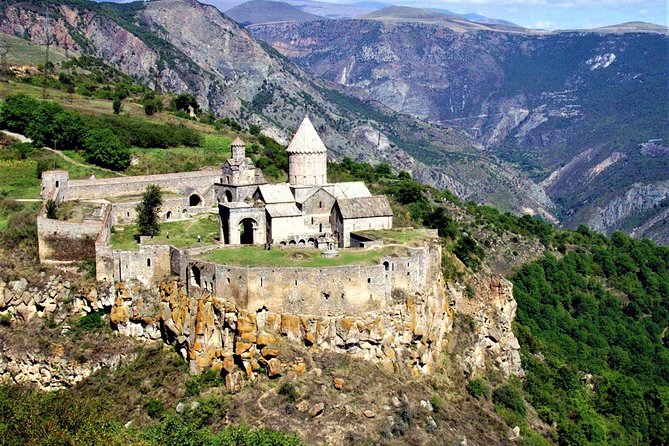 Group Tour: Shaki waterfall, Tatev monastery & ropeway, Hin Areni winery - Riding Wings of Tatev across the Vorotan gorge