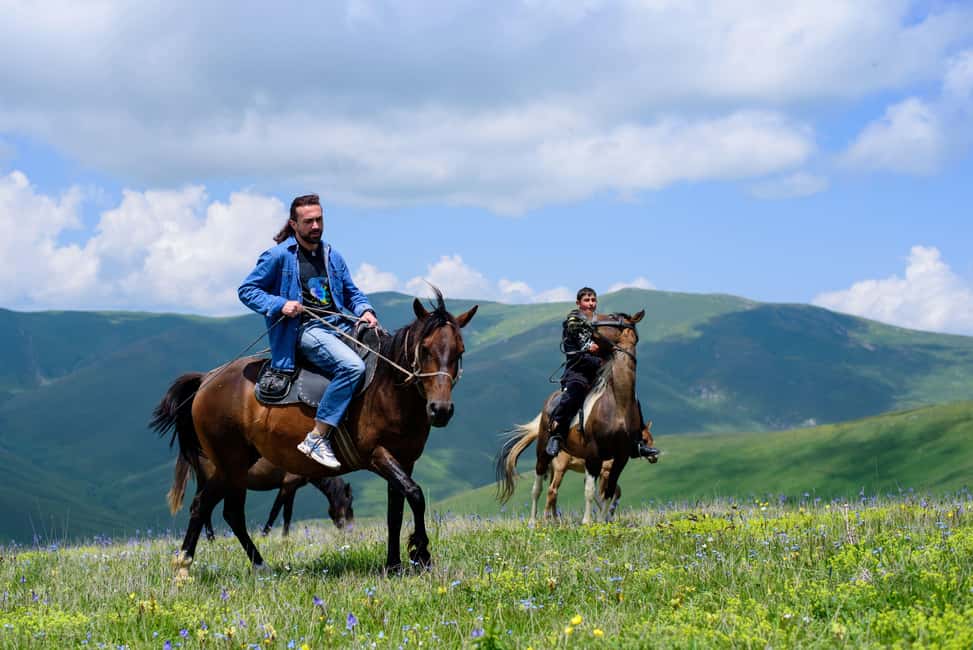 Horseback Adventure in Armenia’s Highland Pastures - Riding back down and settling by the fire