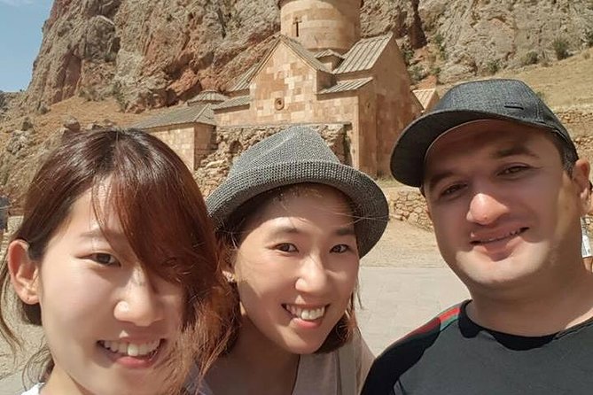 Jermuk(waterfall),Noravank,Wine degustation,Khor Virap - Seven to eight hours on the road