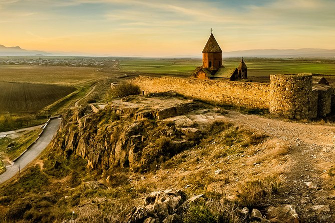 Khor Virap, Noravank Private Tour with Optional Wine Tasting - Khor Virap and the first view of Mount Ararat