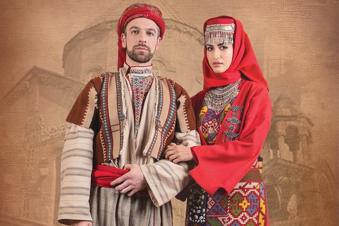 Photoshoot in Armenian garments - Arriving at 72 Teryan Street