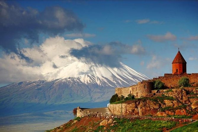 Private tour to Khor Virap, Ararat view - Arriving at Khor Virap and facing Mount Ararat