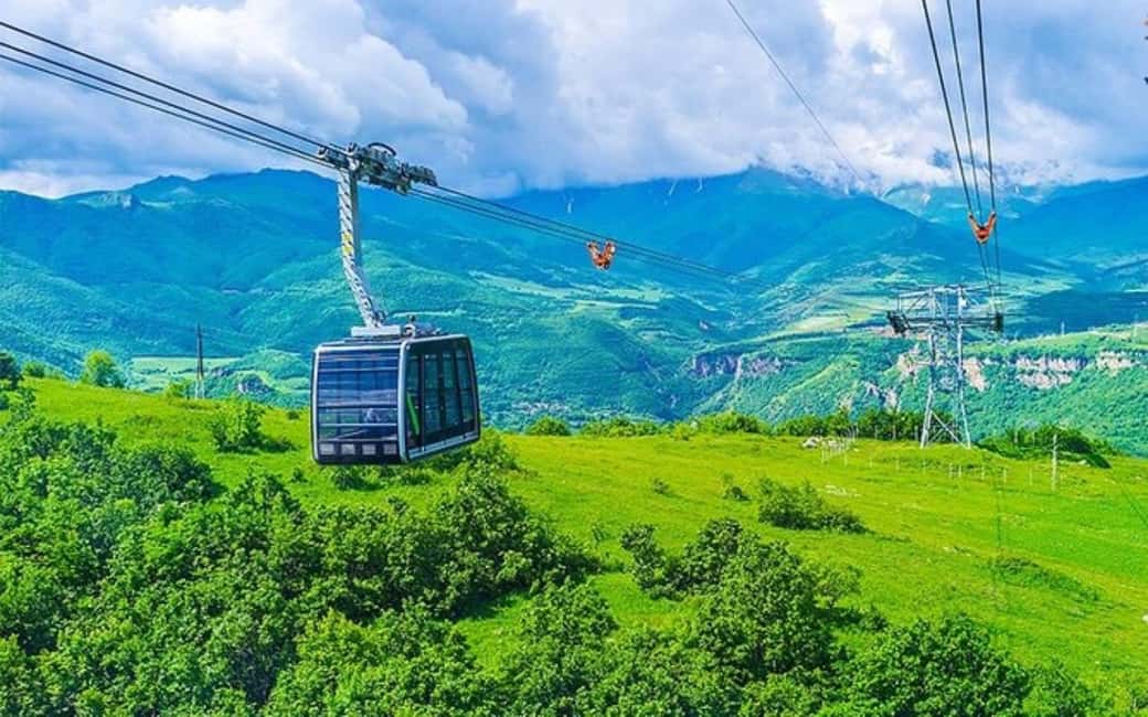 Private Trip: Tatev Ropeway-Shaki Waterfall-Wine Degustation - Noravank Monastery and the canyon approach