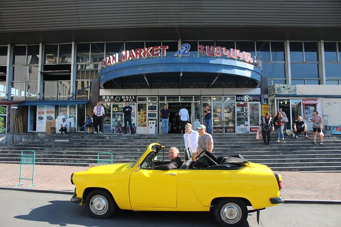 The Stalin car Yerevan city tour Armenia - Noy Yerevan and Armenian brandy culture