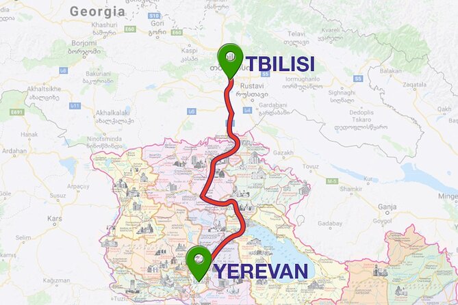 Transfer Yerevan-Tbilisi or Vice Versa - Key points to know before booking