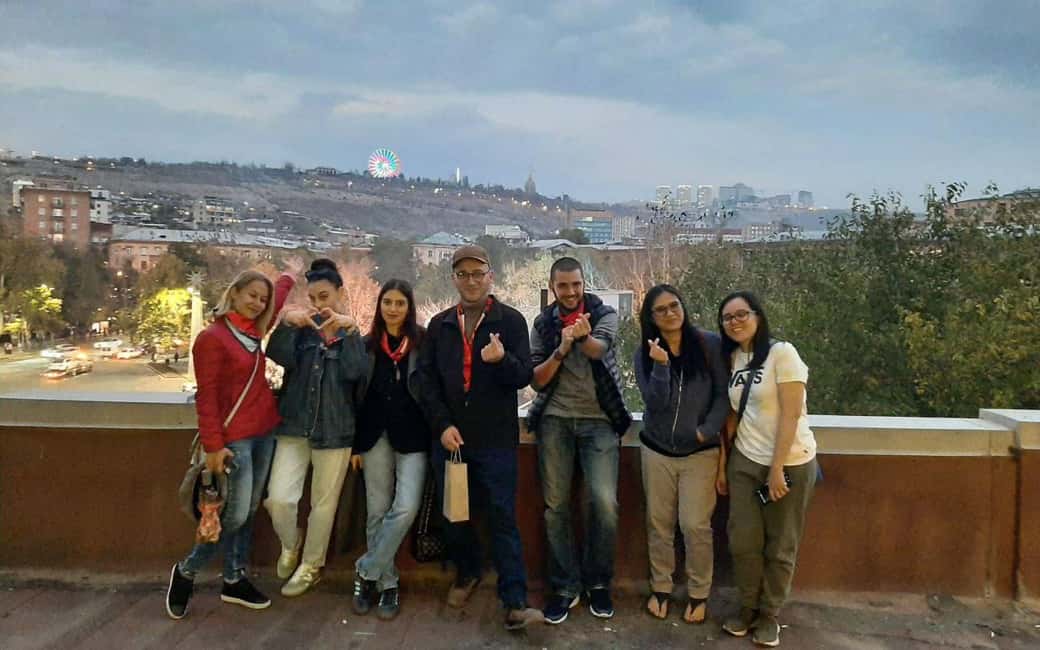 Walking City Tour in Yerevan with 10 yo Brandy & 5 Wines - The Cascade and Cafesjian Center