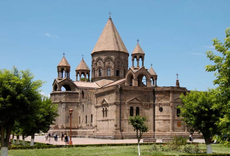 Yerevan: Echmiadzin, Hripsime, Gayane, Zvartnots Temple Tour - Etchmiadzin Cathedral, Armenia’s spiritual center